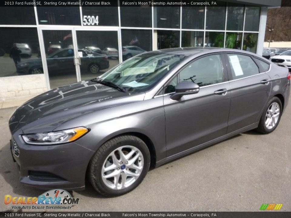 2013 Ford Fusion SE Sterling Gray Metallic / Charcoal Black Photo #9