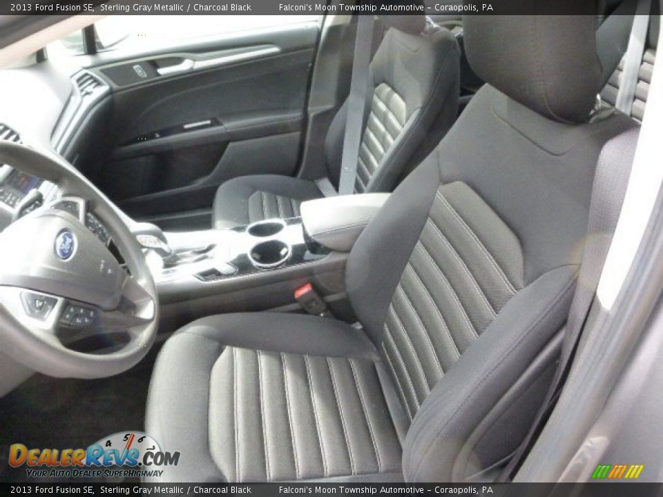 2013 Ford Fusion SE Sterling Gray Metallic / Charcoal Black Photo #16