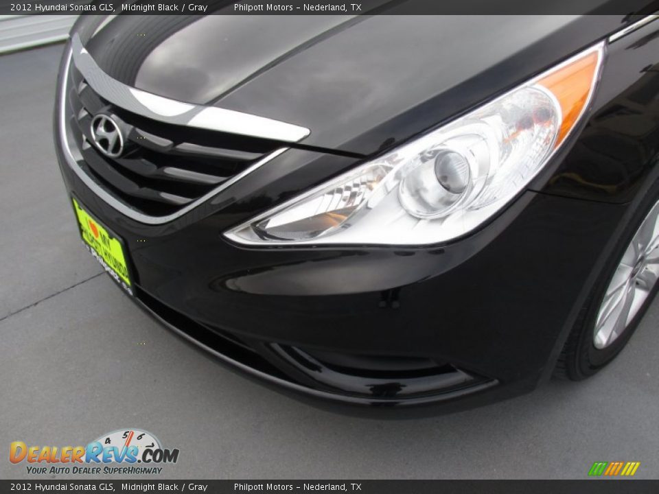 2012 Hyundai Sonata GLS Midnight Black / Gray Photo #7