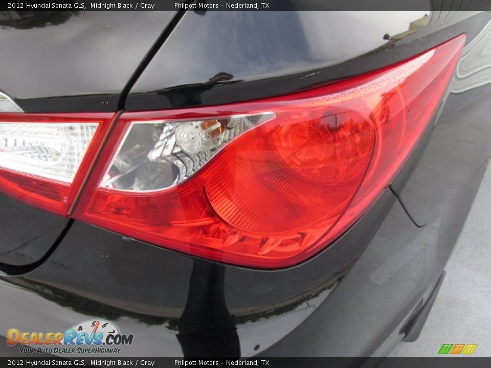 2012 Hyundai Sonata GLS Midnight Black / Gray Photo #11