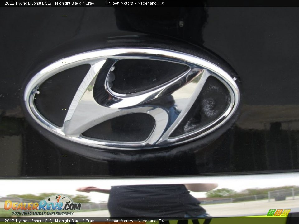 2012 Hyundai Sonata GLS Midnight Black / Gray Photo #13