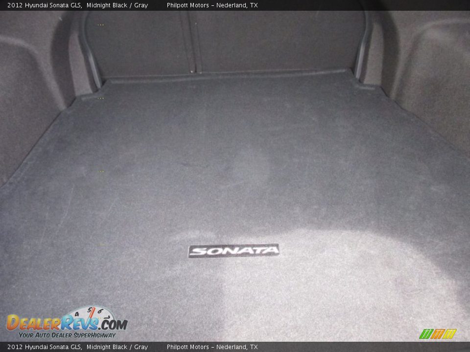 2012 Hyundai Sonata GLS Midnight Black / Gray Photo #19