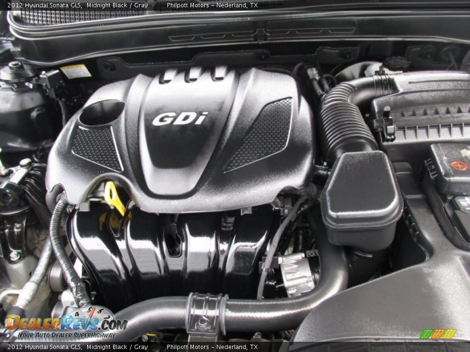 2012 Hyundai Sonata GLS Midnight Black / Gray Photo #20