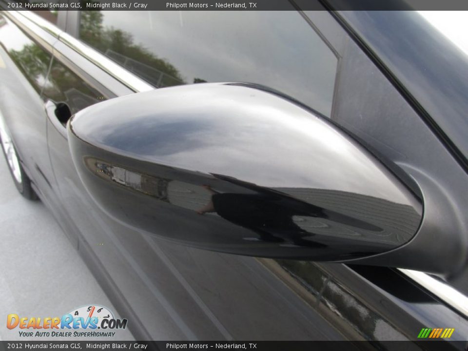 2012 Hyundai Sonata GLS Midnight Black / Gray Photo #21
