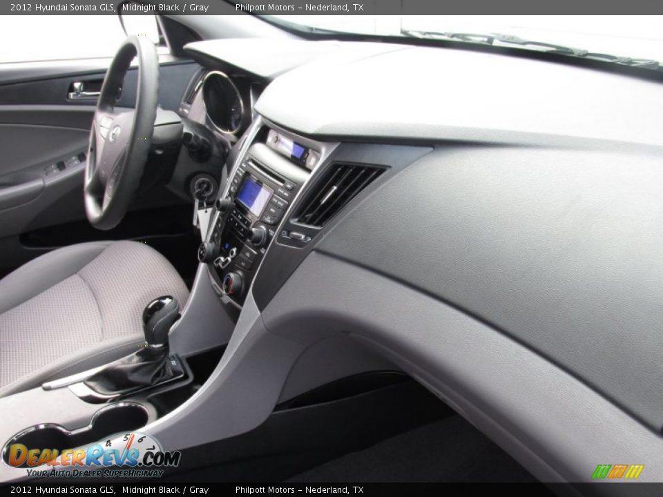2012 Hyundai Sonata GLS Midnight Black / Gray Photo #23