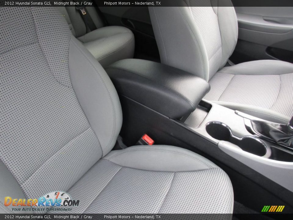 2012 Hyundai Sonata GLS Midnight Black / Gray Photo #24