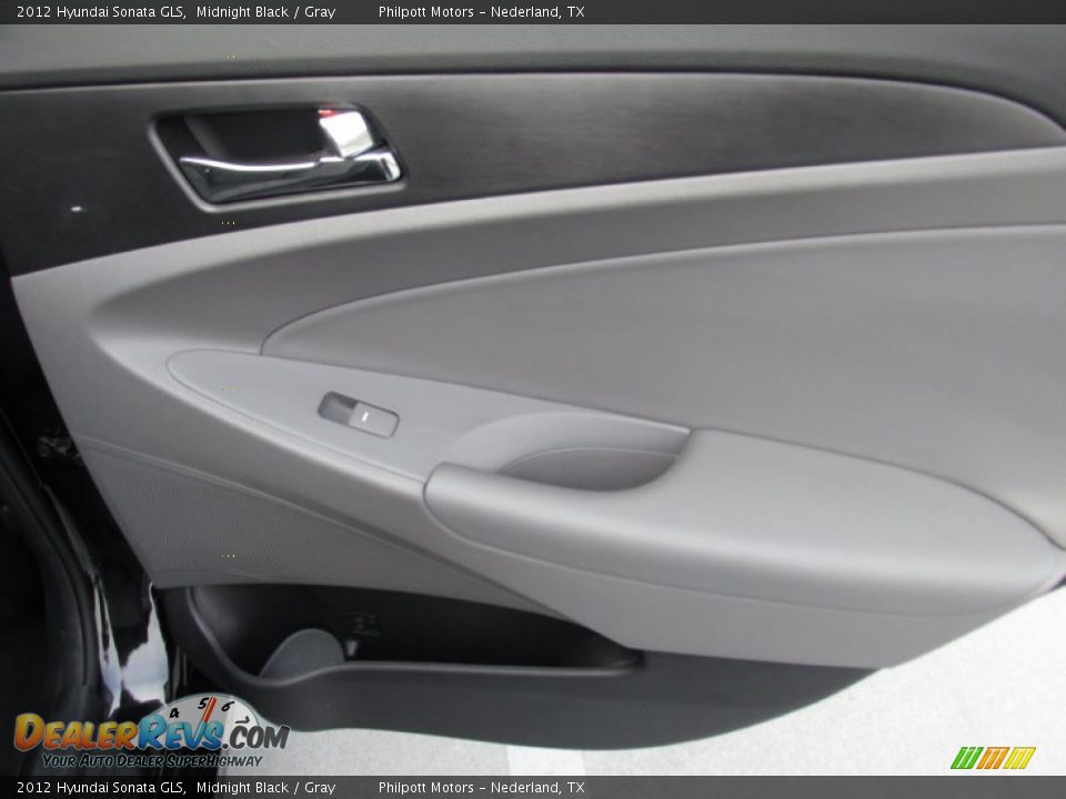 2012 Hyundai Sonata GLS Midnight Black / Gray Photo #25