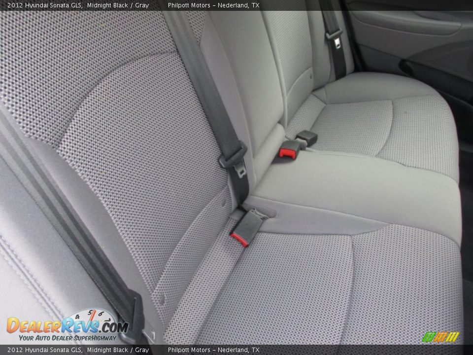 2012 Hyundai Sonata GLS Midnight Black / Gray Photo #26