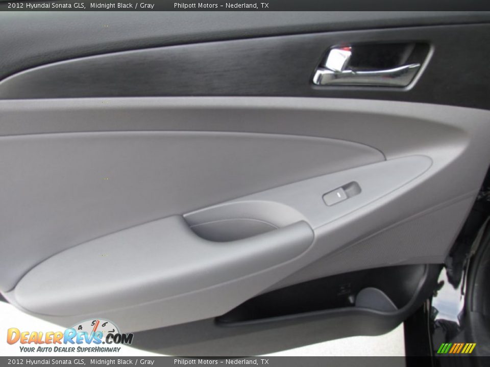 2012 Hyundai Sonata GLS Midnight Black / Gray Photo #27
