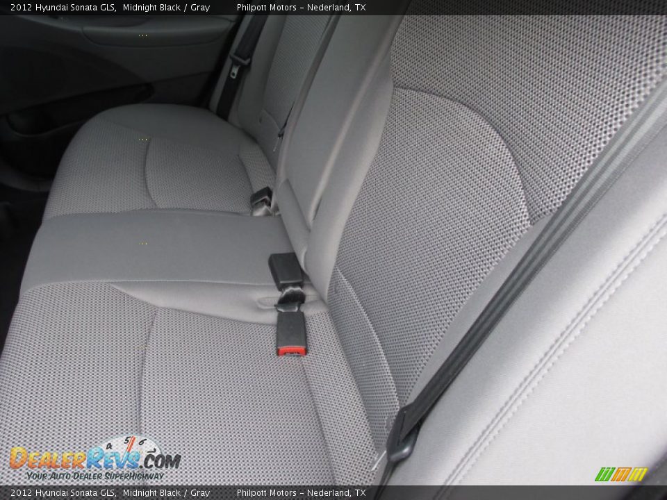 2012 Hyundai Sonata GLS Midnight Black / Gray Photo #28