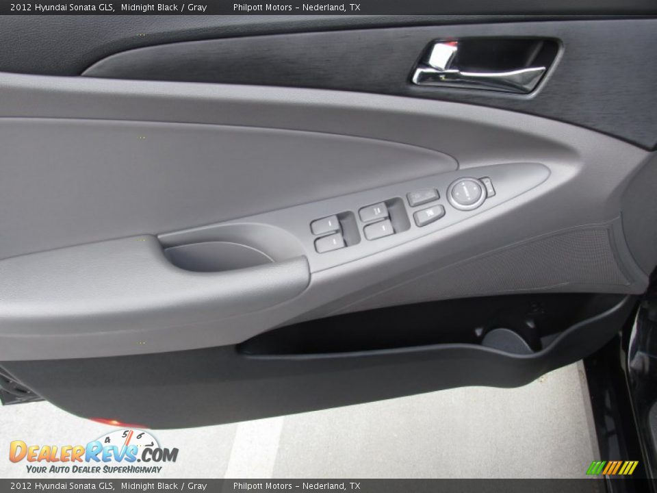 2012 Hyundai Sonata GLS Midnight Black / Gray Photo #29