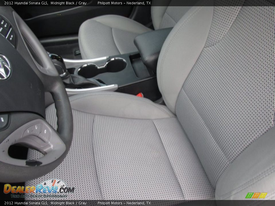 2012 Hyundai Sonata GLS Midnight Black / Gray Photo #31
