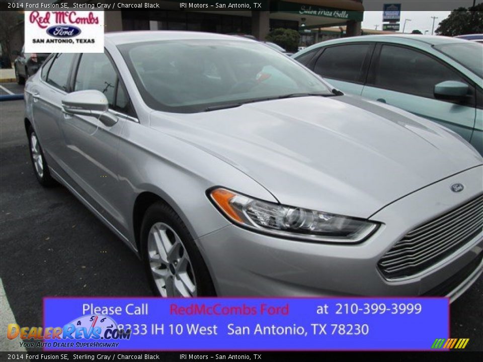 2014 Ford Fusion SE Sterling Gray / Charcoal Black Photo #1