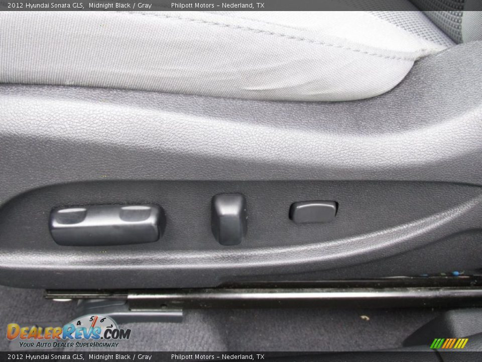 2012 Hyundai Sonata GLS Midnight Black / Gray Photo #32