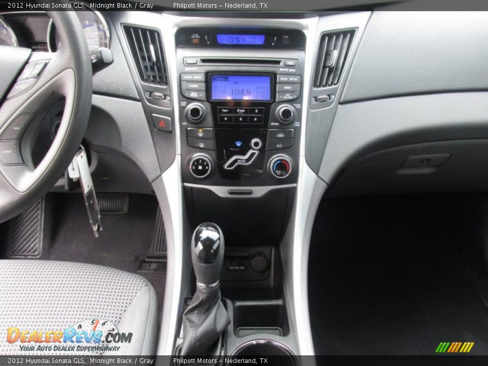 2012 Hyundai Sonata GLS Midnight Black / Gray Photo #34