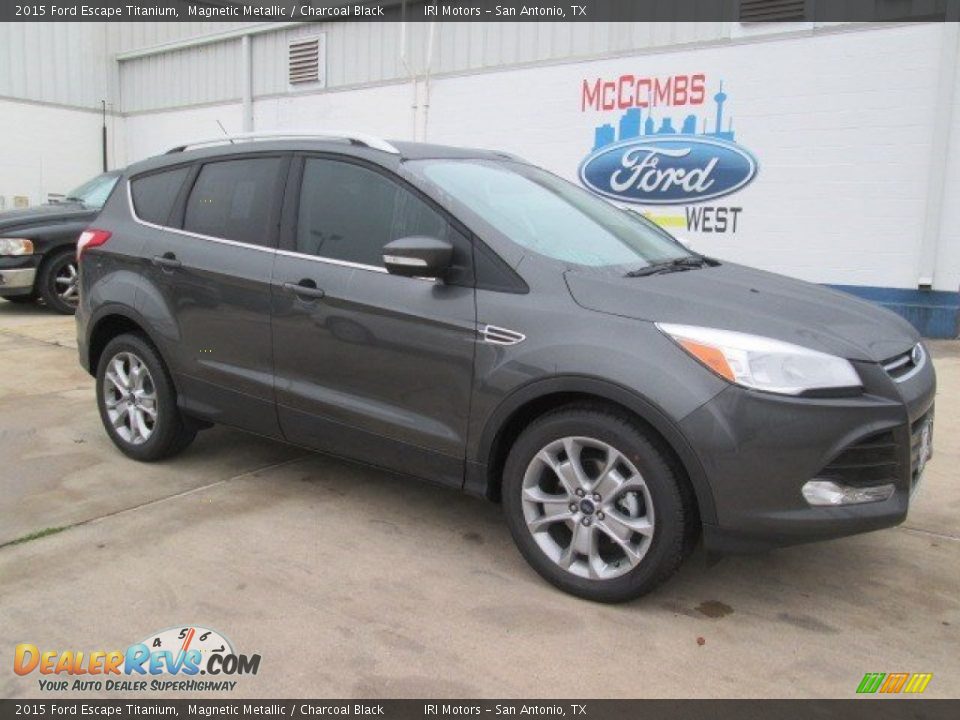 2015 Ford Escape Titanium Magnetic Metallic / Charcoal Black Photo #1