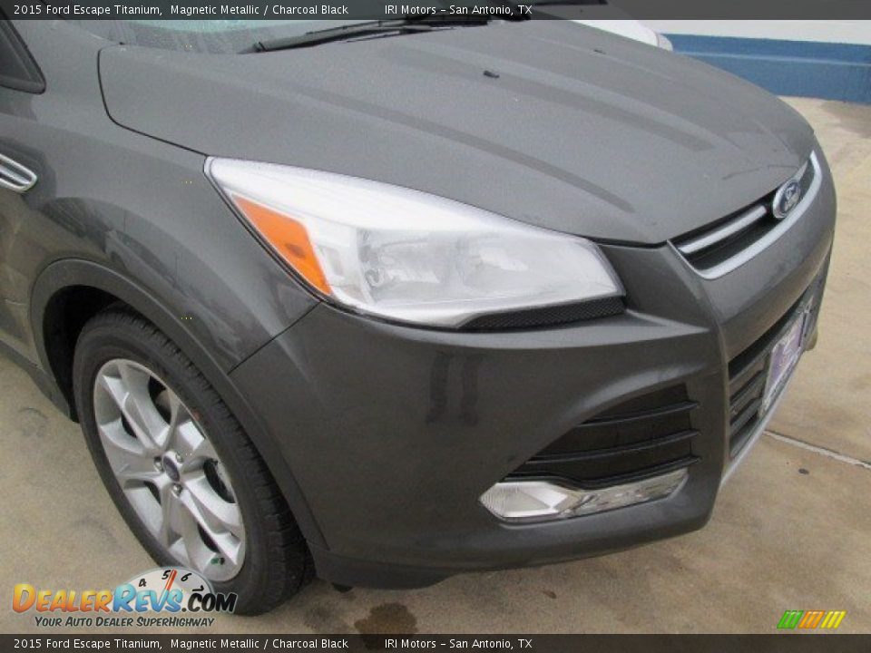 2015 Ford Escape Titanium Magnetic Metallic / Charcoal Black Photo #2