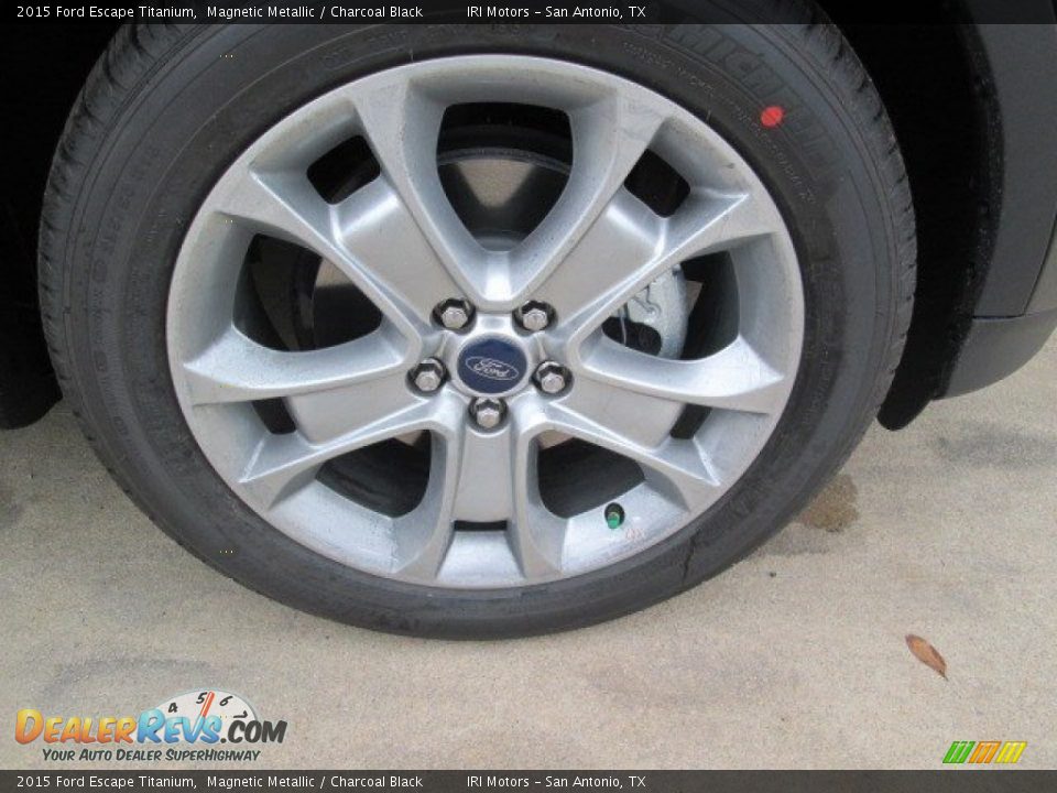 2015 Ford Escape Titanium Magnetic Metallic / Charcoal Black Photo #3