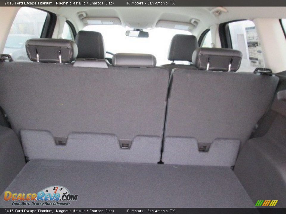 2015 Ford Escape Titanium Magnetic Metallic / Charcoal Black Photo #12
