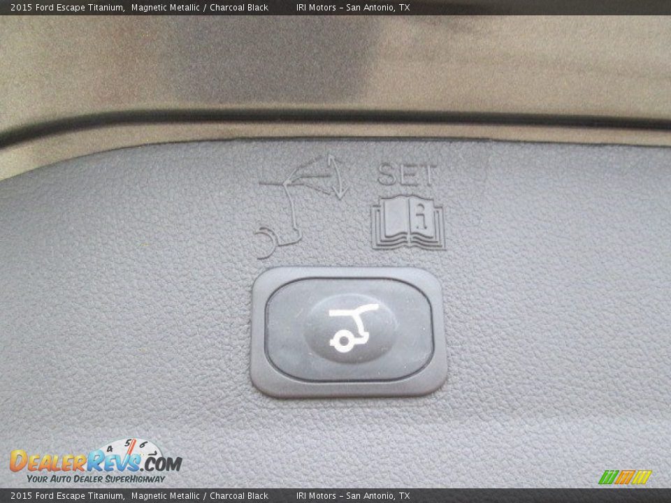 2015 Ford Escape Titanium Magnetic Metallic / Charcoal Black Photo #13
