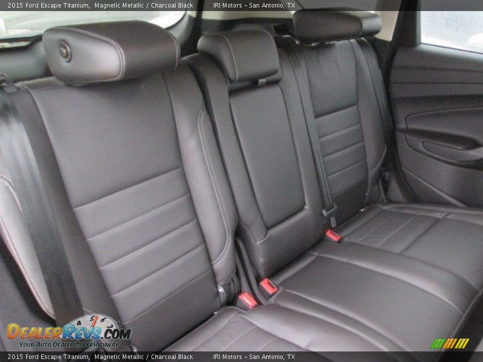 2015 Ford Escape Titanium Magnetic Metallic / Charcoal Black Photo #14