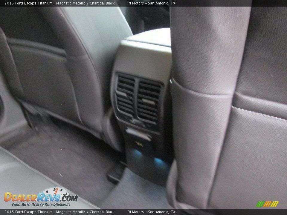 2015 Ford Escape Titanium Magnetic Metallic / Charcoal Black Photo #16