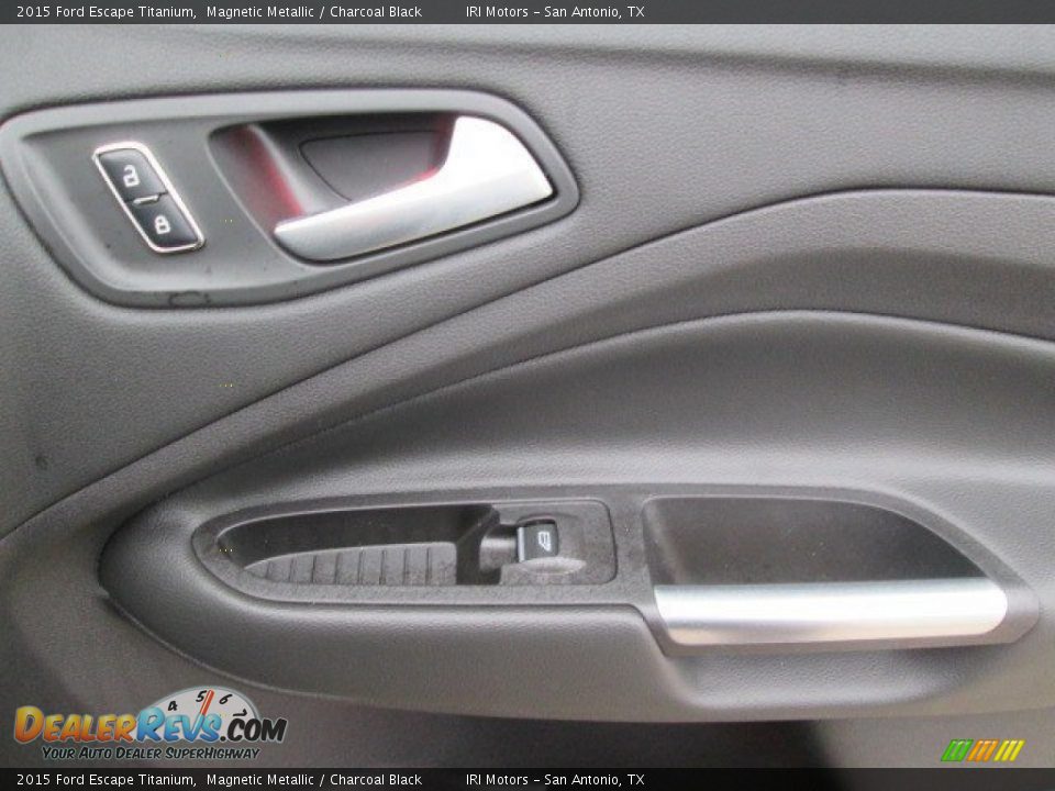 2015 Ford Escape Titanium Magnetic Metallic / Charcoal Black Photo #21
