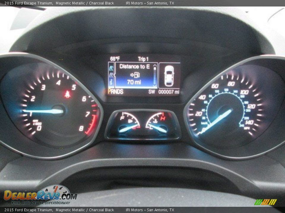 2015 Ford Escape Titanium Magnetic Metallic / Charcoal Black Photo #28