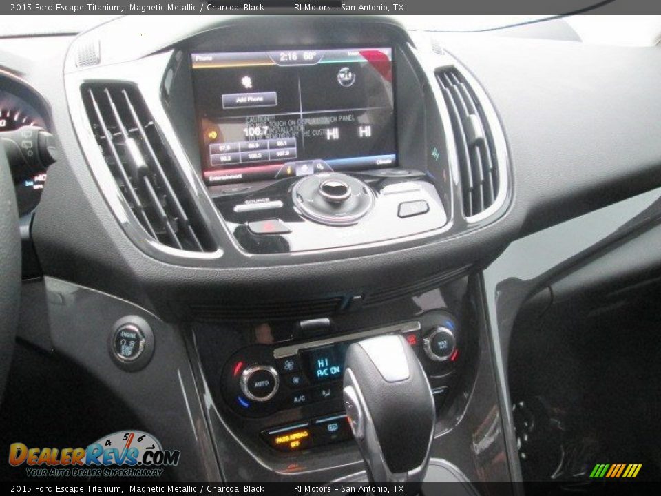 2015 Ford Escape Titanium Magnetic Metallic / Charcoal Black Photo #29