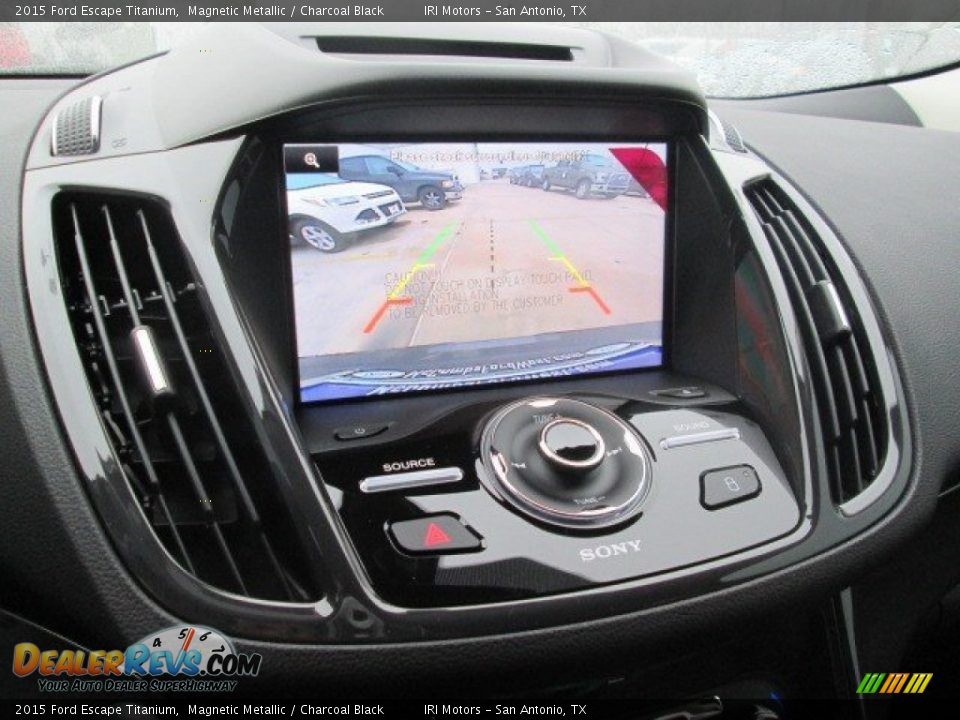 2015 Ford Escape Titanium Magnetic Metallic / Charcoal Black Photo #32