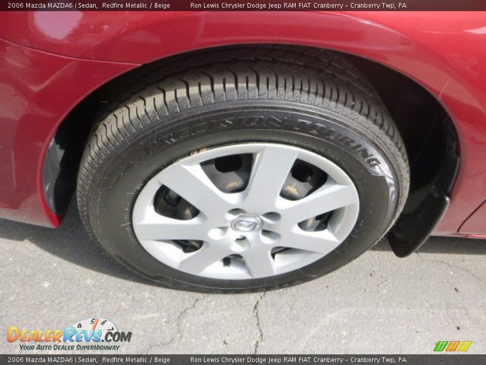2006 Mazda MAZDA6 i Sedan Redfire Metallic / Beige Photo #5