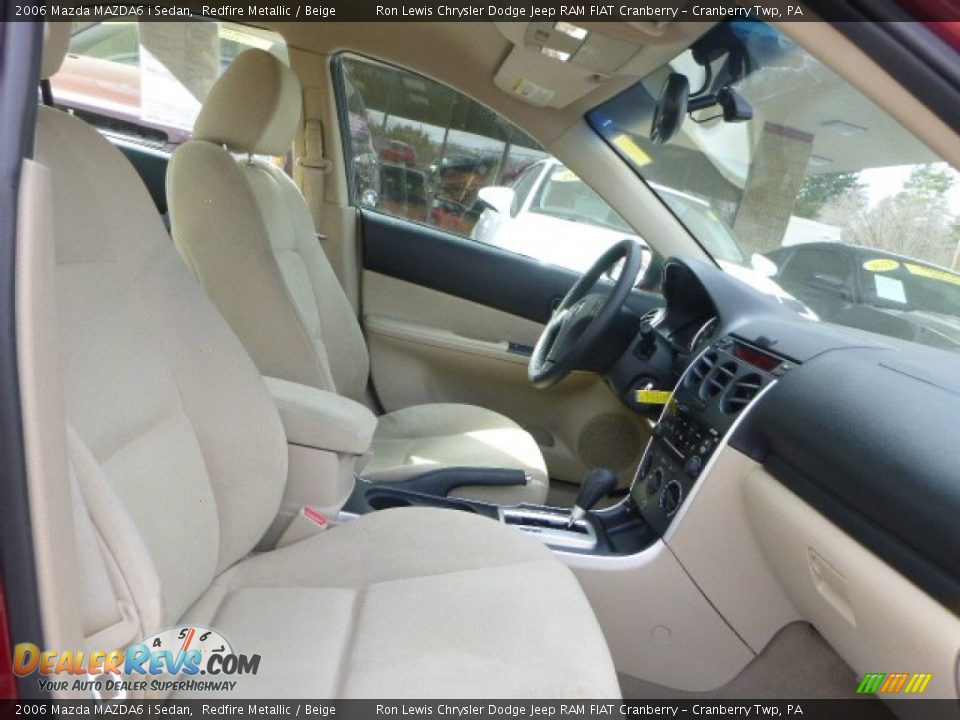 Beige Interior - 2006 Mazda MAZDA6 i Sedan Photo #11