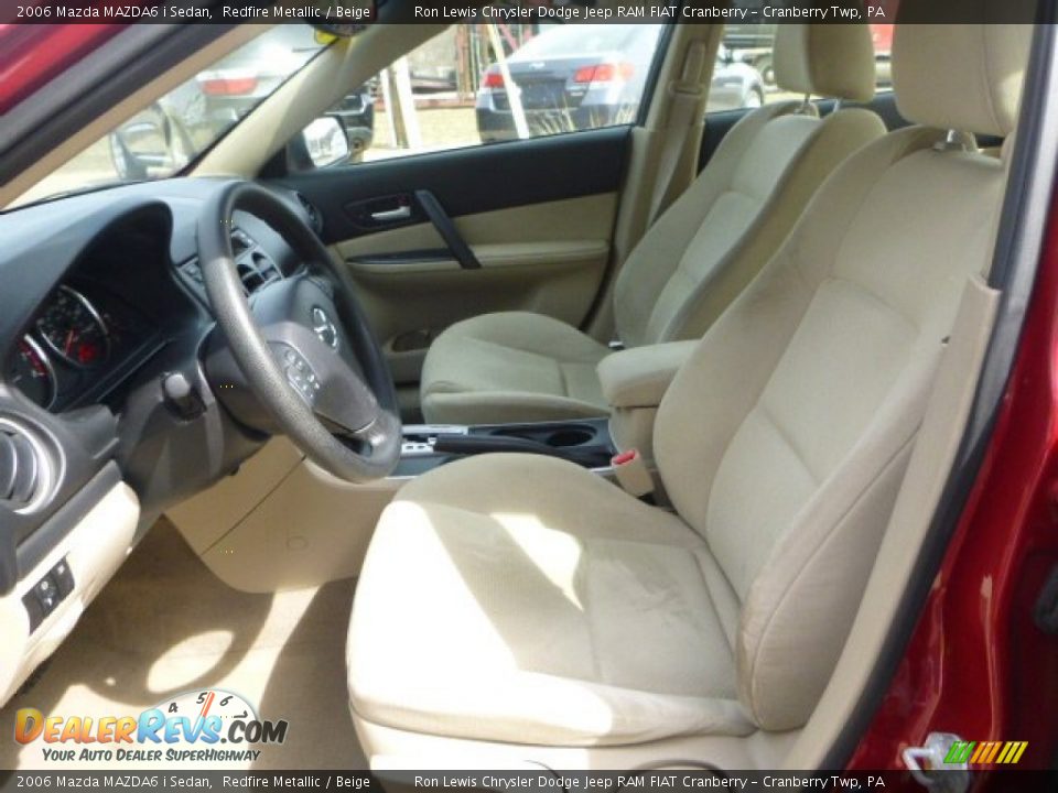 Front Seat of 2006 Mazda MAZDA6 i Sedan Photo #13