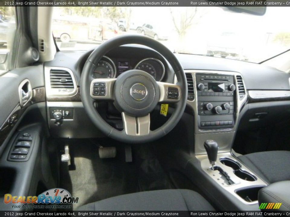 2012 Jeep Grand Cherokee Laredo 4x4 Bright Silver Metallic / Dark Graystone/Medium Graystone Photo #14