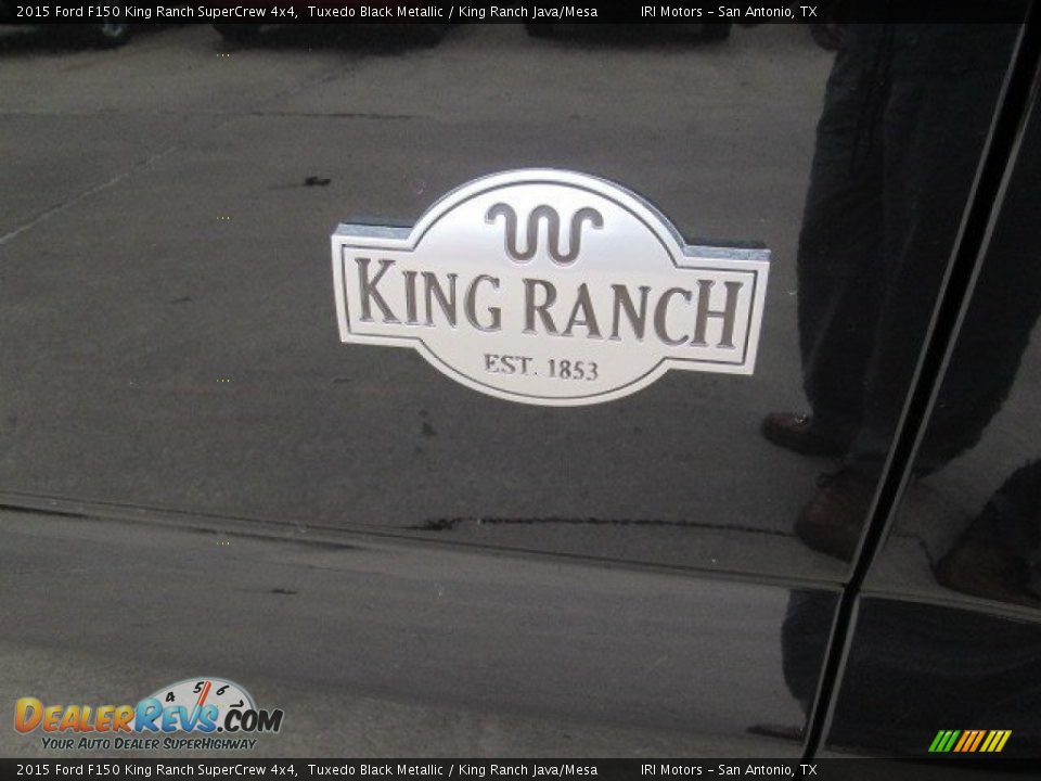 2015 Ford F150 King Ranch SuperCrew 4x4 Tuxedo Black Metallic / King Ranch Java/Mesa Photo #4