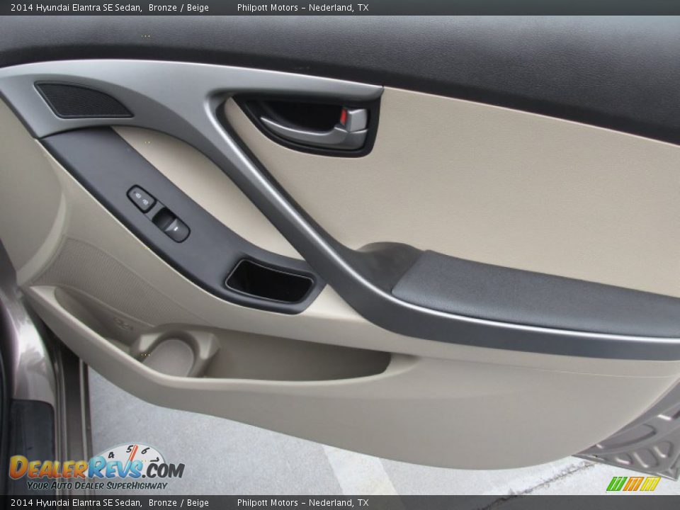 2014 Hyundai Elantra SE Sedan Bronze / Beige Photo #22