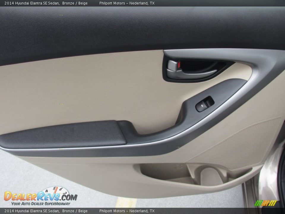 2014 Hyundai Elantra SE Sedan Bronze / Beige Photo #27