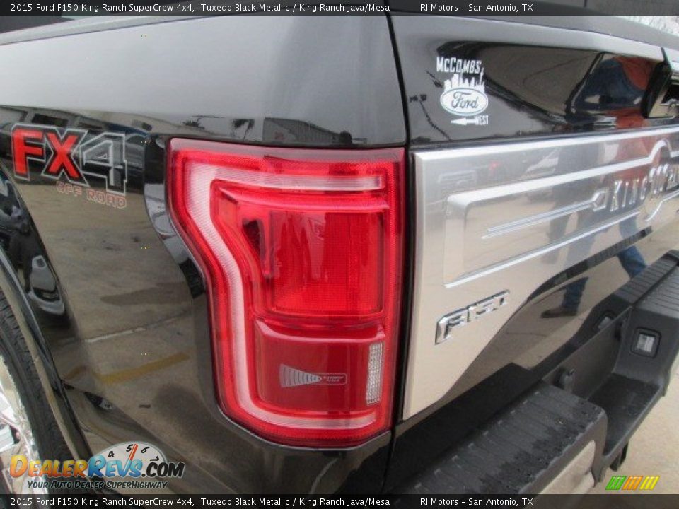 2015 Ford F150 King Ranch SuperCrew 4x4 Tuxedo Black Metallic / King Ranch Java/Mesa Photo #15