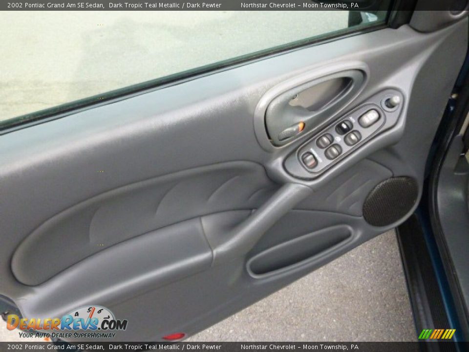 2002 Pontiac Grand Am SE Sedan Dark Tropic Teal Metallic / Dark Pewter Photo #11