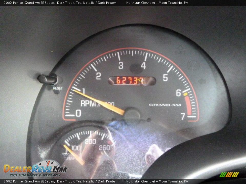 2002 Pontiac Grand Am SE Sedan Dark Tropic Teal Metallic / Dark Pewter Photo #15