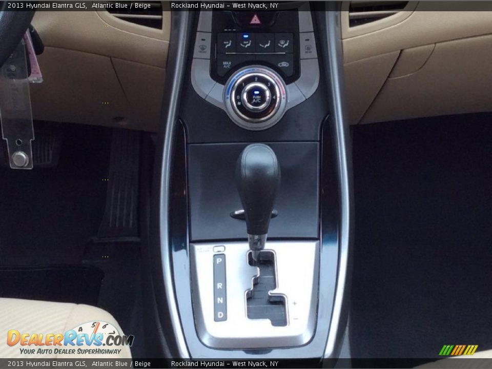 2013 Hyundai Elantra GLS Atlantic Blue / Beige Photo #17