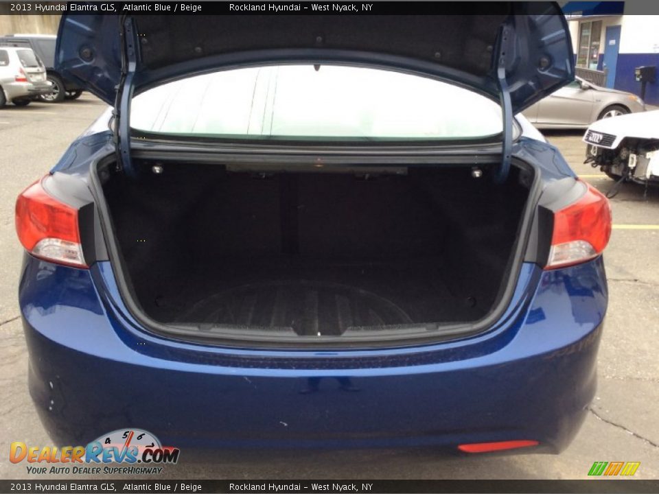 2013 Hyundai Elantra GLS Atlantic Blue / Beige Photo #20
