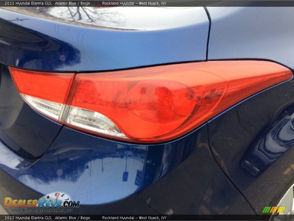 2013 Hyundai Elantra GLS Atlantic Blue / Beige Photo #21