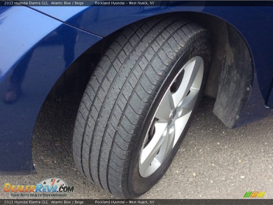 2013 Hyundai Elantra GLS Atlantic Blue / Beige Photo #27
