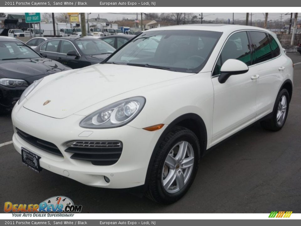 2011 Porsche Cayenne S Sand White / Black Photo #1