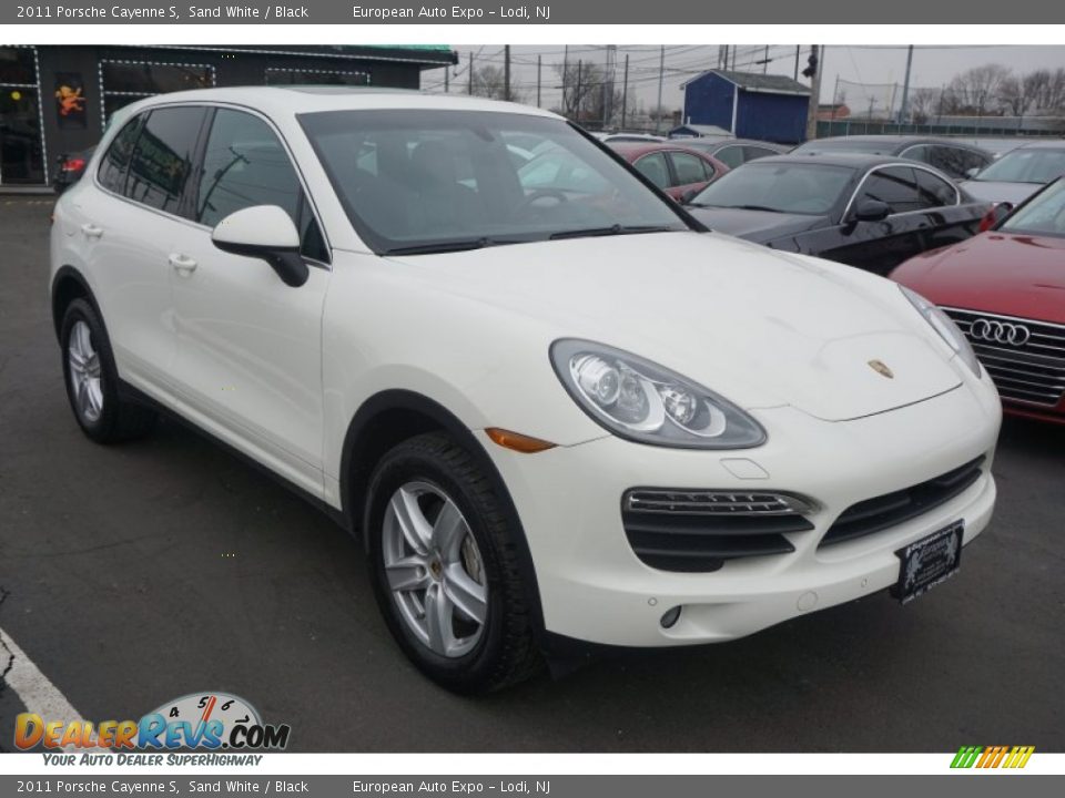 2011 Porsche Cayenne S Sand White / Black Photo #2