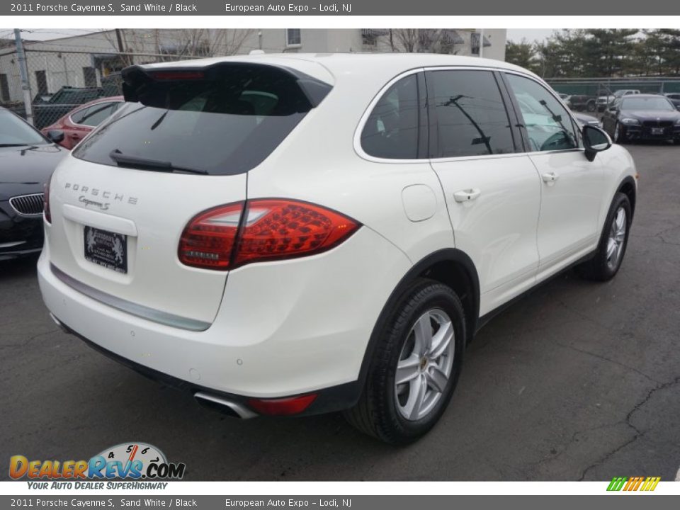2011 Porsche Cayenne S Sand White / Black Photo #4