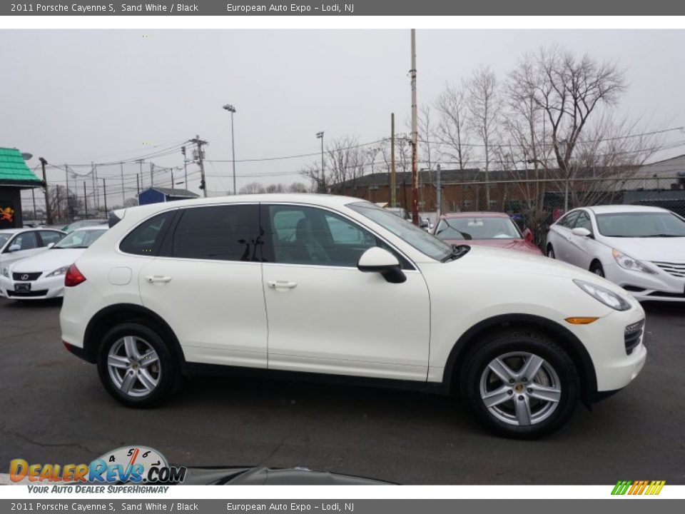 2011 Porsche Cayenne S Sand White / Black Photo #13