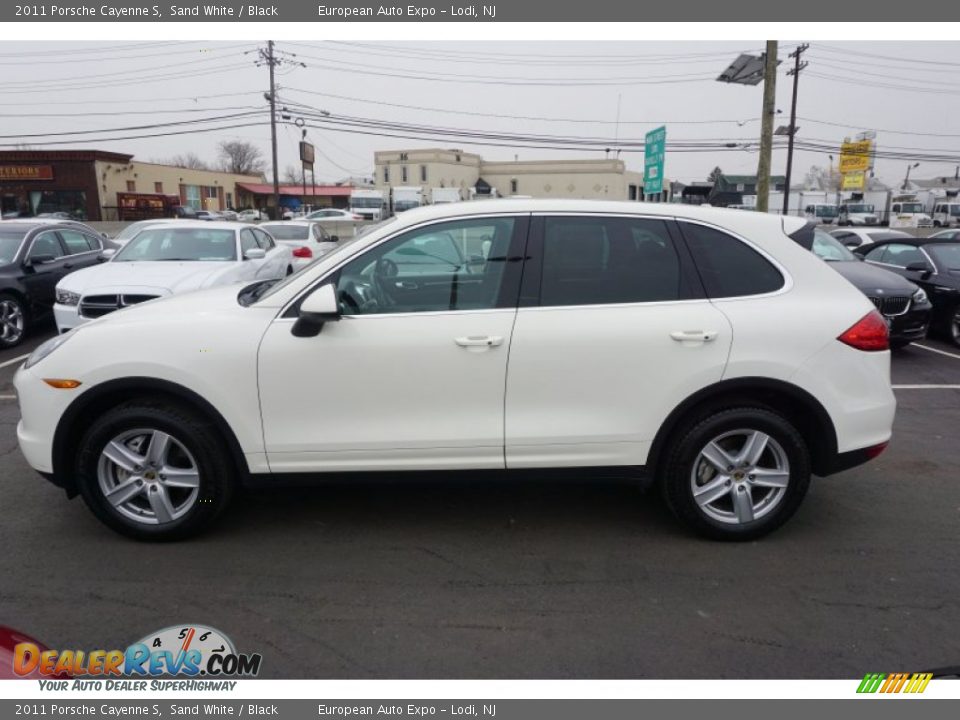 2011 Porsche Cayenne S Sand White / Black Photo #14