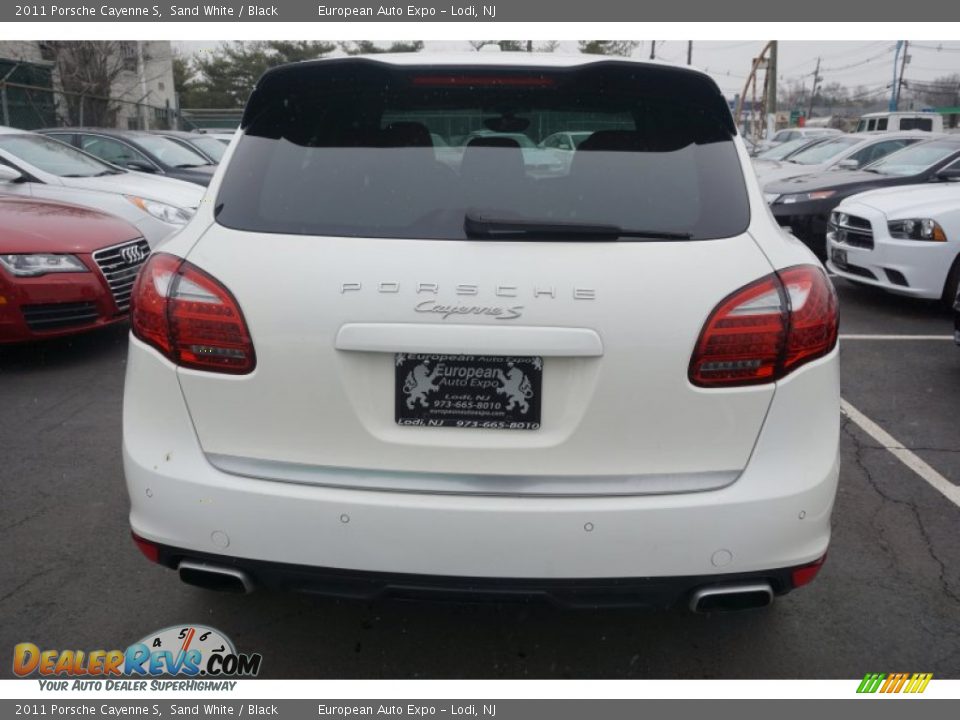 2011 Porsche Cayenne S Sand White / Black Photo #15